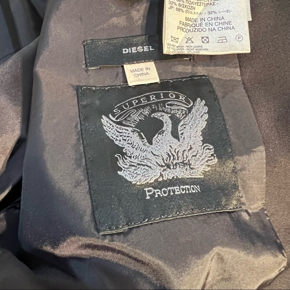 Mens black blazer by Diesel. Size 52 and fits like 42. Worn once. Nic condition - Picture 8 of 9